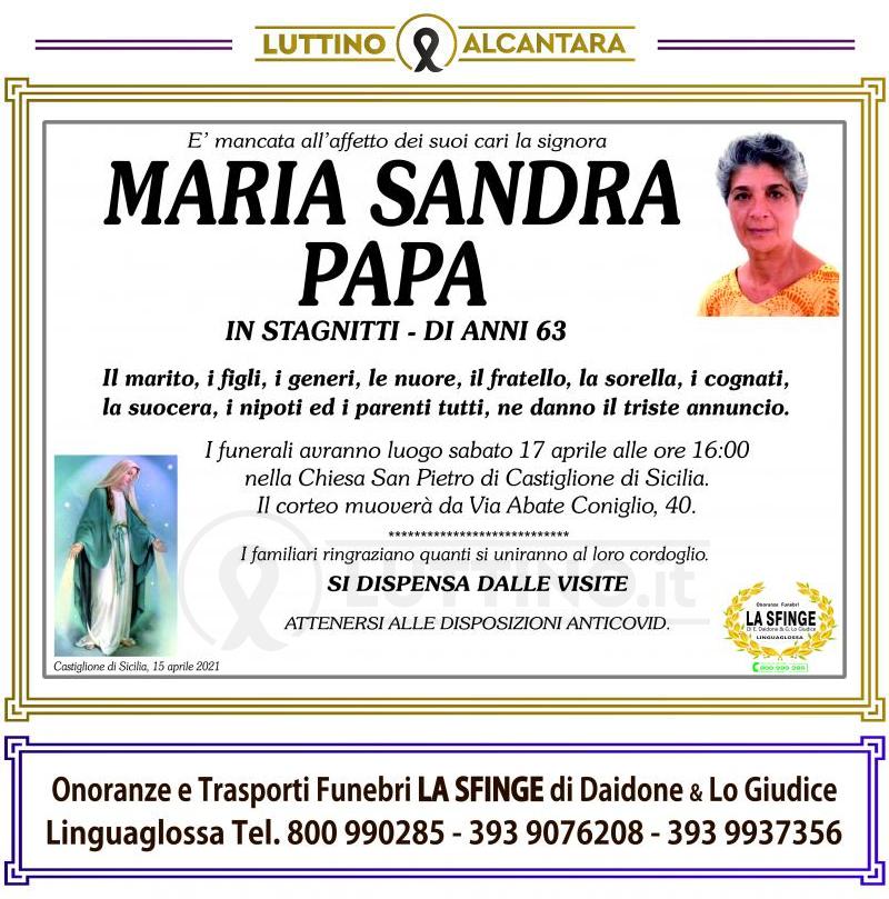Maria Sandra  Papa 